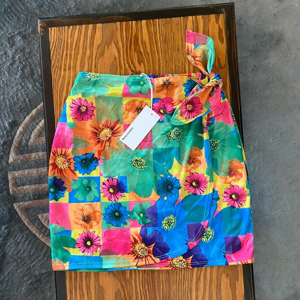 Vintage Reformation Y2K wrap skirt